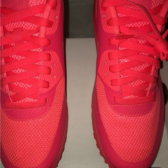 NIKE AIR MAX 1 HYPERFUSE NIKE ID LASER CRIMSON HYPERPUNCH - Picture 4 of 8